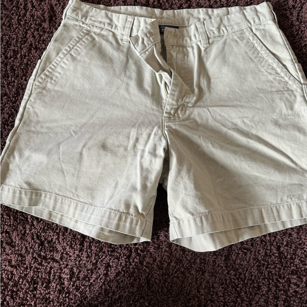 Patagonia Stand Up Shorts Mens Size 35 Canvas Cargo Hiking 7” Inseam